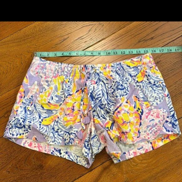 Lilly Pulitzer Baybreeze linen shorts in so snappy size M - Picture 5 of 9